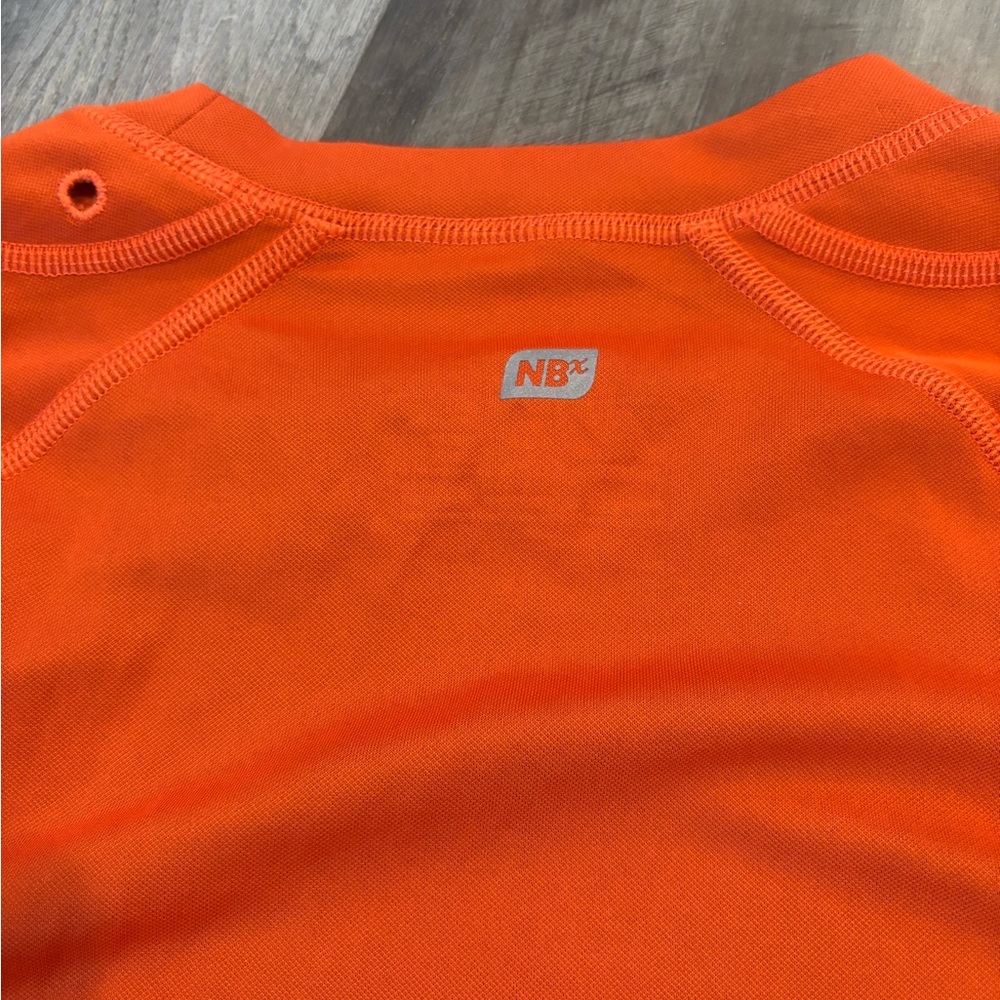 New Balance Orange Athletic Top Long Sleeves - Women’s Size Medium - Picture 8 of 9